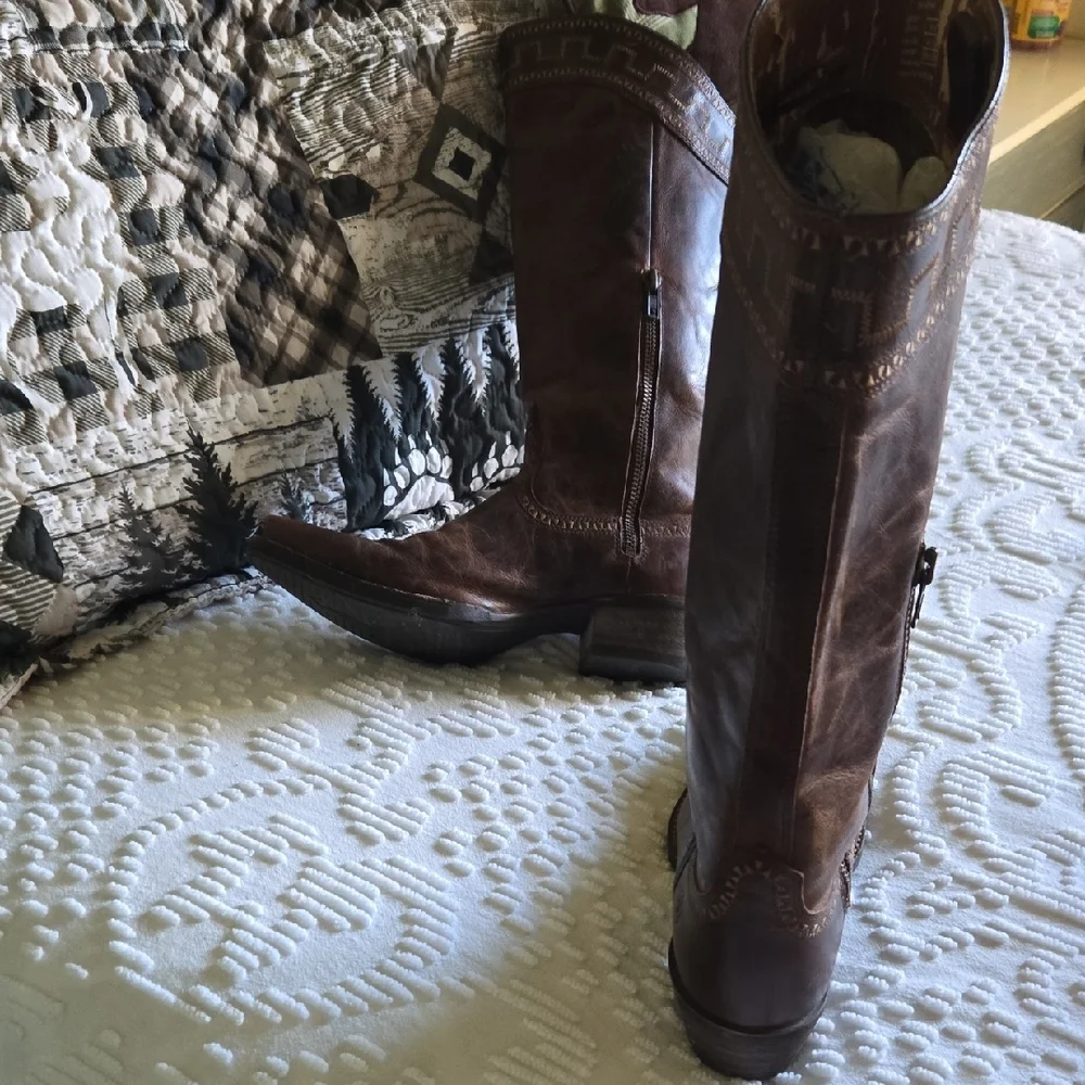 Ariat Dark Brown Over the Knee Boots - Picture 6 of 6